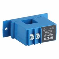 EATON Current Sensor Relay: Surface Mounted, 150 A Current Rating, Overcurrent/Undercurrent, Screw (MPN ECSNOFSP). Key specifications — Adjustment Method: Switch; Electrical Connection: Screw Terminal; Monitored Parameters: Undercurrent; Mounting Style: Surface; Status Indicator: No Indicator; Trip Point: 1.50 A; Trip Point Type: Fixed; Brand: EATON.