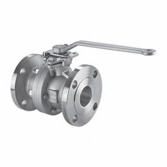 KECKLEY Manual Two-Way Ball Valve: 1 1/2 in, Carbon Steel, Straight, Class 150 Flange, Two-Piece (MPN BVF2RF2FCSRGSL-150). Key specifications — Brand: KECKLEY; Handle: Locking Lever.