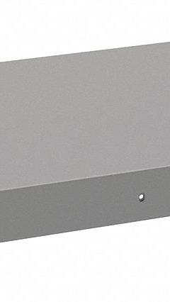 TENNSCO Shelf: 36 in x 18 in, 4,000 lb Load Capacity, Steel, 16 ga Decking, Gray, Shelf (MPN RXHS-3618). Key specifications — attr7875: Steel; attr7906: Shelf; attr17410: Zinc Plated; attr17412: Single Straight; attr17414: Gray; attr17415: Steel; attr37831: TENNSCO; attr37833: Zinc Plated.
