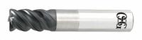 OSG Square End Mill: Carbide, TiAlN Coated, 3 Flute, 1" Mill Dia, 1-1/2" LOC, 4" OAL (MPN HP460-1000)