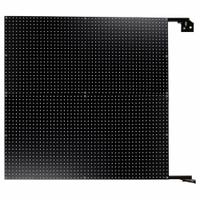 TRITON PRODUCTS Pegboard Swing Panel: Round, 1/4 in Peg Hole Size, 72 in x 48 in x 1 1/2 in, Black (MPN W1-DBK). Key specifications — Material: Steel/ABS; Finish: Powder Coated; Peg Hole Shape: Round; Includes: Mounting Hardware; Color: Black; Brand: TRITON PRODUCTS.