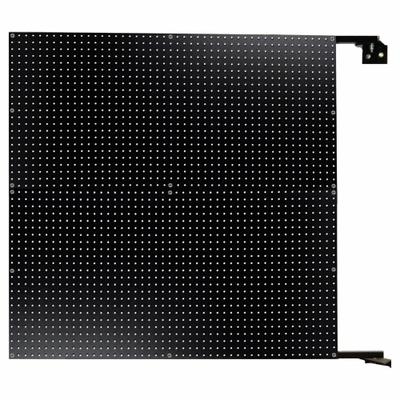 TRITON PRODUCTS Pegboard Swing Panel: Round, 1/4 in Peg Hole Size, 72 in x 48 in x 1 1/2 in - Round-Hole Pegboard Panels
