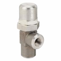 PARKER Pressure Control Valve: 4 gpm, 200 psi Max Set, Stainless Steel, 1/4 in NPT (MPN 647B-4-1/4-2). Key specifications — Brand: PARKER.