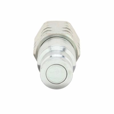 HANSEN Hydraulic Quick Connect Hose Coupling: 3/8 in, Steel, 29 lpm Max. Flow Rate - FF Series Hydraulic Quick-Connect Coupling Plugs
