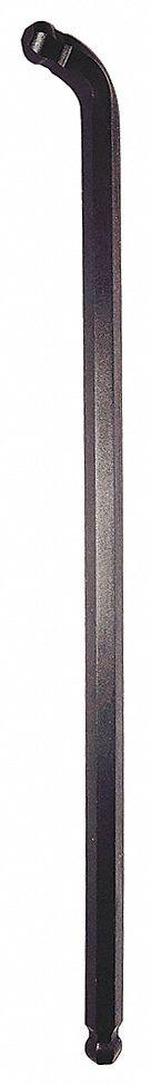 EKLIND Hex Key: 2 Ball Ends, 5/32 in Tip Size, SAE, Long, Alloy Steel, Black Oxide, 3/8 in Handle Lg (MPN 19210). Key specifications — attr1205521: EKLIND; attr1205526: Black Oxide.