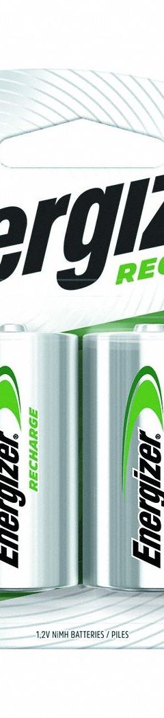 ENERGIZER Rechargeable Battery: C Battery Size, Nickel-Metal Hydride, 1.2V DC, 2 PK (MPN NH35BP-2). Key specifications — attr114847: Nickel-Metal Hydride; attr114848: 1.2V DC; attr117157: ENERGIZER.