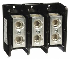 SQUARE D Power Distribution Block: Open, Lug, Lug, 4 AWG – 600 kcmil For Line Side Wire Sizes (MPN 9080LBA364101). Key specifications — attr1361688: Surface; attr1308686: SQUARE D; attr1361672: Aluminum.