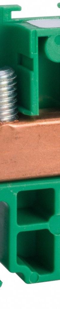 SQUARE D Terminal Block: DIN Rail Mounting Type, Box Lug Wire Termination, 2 Wire Terminals, 60 A (MPN 9080GRG6). Key specifications — Brand: SQUARE D; For Minimum Wire Size: 22 AWG.