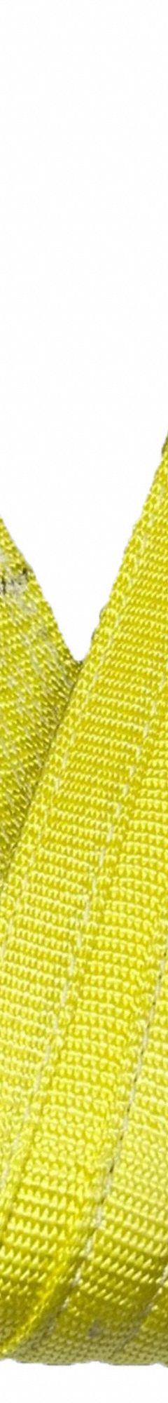 STREN-FLEX Web Sling: Type 8, Polyester, 2 Plies, 6 ft Sling Lg, 18 in Eye Lg, 1 Legs (MPN WB2-912P). Key specifications — Color: Yellow; Brand: STREN-FLEX; Sling Type: Type 8; Tag Type: Wear-Resistant Tag.