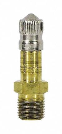 APPROVED VENDOR Air Tank Valve: 1/8 in NPT, Brass, 40JM34. Key specifications — attr111689: 40JM34; attr111692: APPROVED VENDOR; attr295056: Brass.
