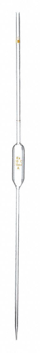 APPROVED VENDOR Volumetric Pipette: 20 mL Capacity, 20 mL Graduation Increments, Non-Sterile, Glass (MPN 5PTD9). Key specifications — attr1080643: Non-Sterile; attr1073884: APPROVED VENDOR; attr1080635: Not Individually Wrapped; attr1080640: Volumetric; attr1080636: Glass; attr1080641: Volumetric Pipette.