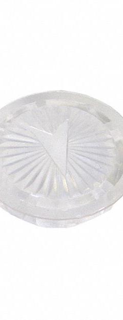 KISSLER Index Button: Acrylic, Chrome, For Cold/Diverter/Hot Handle Type, Symbol/Text Index (MPN 92-5009S). Key specifications — Material: Acrylic; Brand: KISSLER; For Handle Type: Cold; Color/Finish: Chrome; Index Style: Symbol.