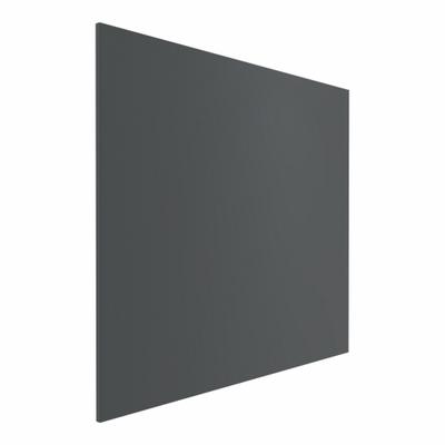 HADRIAN Partition Panel: Solid Plastic HDPE, Plastic, Slate, 55 in Ht, 64 in Wd - Panels & Panel Posts for Bathroom Partitions