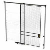 HUSKY RACK & WIRE Slide Door: 10 ft H x 5 ft W x 1 3/4 in D, Black, Powder-Coated (MPN V540510). Key specifications — attr1283297: Powder-Coated; attr1283316: Steel; attr1283313: Yes; attr1283333: HUSKY RACK & WIRE.