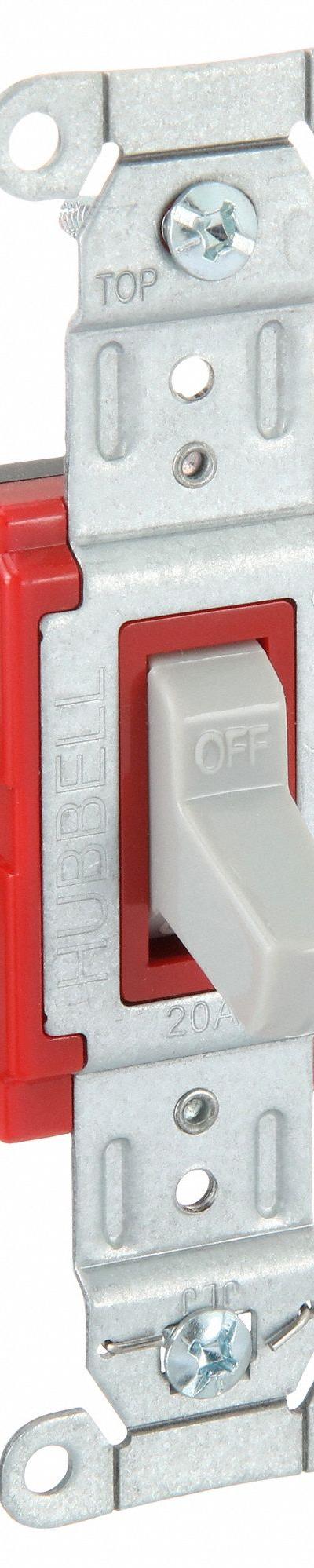 HUBBELL Wall Switch: Toggle Switch - Toggle Wall Switches