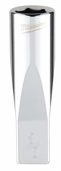 MILWAUKEE Deep Well Socket: SAE, 1/4 in Drive Size, 3/8 in Socket Size, 6-Point, Deep, Chrome (MPN 45-34-9018). Key specifications — attr1204417: MILWAUKEE; attr1204392: Chrome.