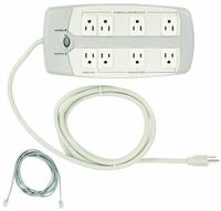 APPROVED VENDOR Outlet Strip: 8 Outlets, 6 ft Cord Lg, 1,050 J Rated Energy, 15 A Current, Gray (MPN 52NY64). Key specifications — Brand: APPROVED VENDOR; Mounting Style: Keyhole.