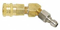 SPEEDCLEAN Quick Disconnect Adapter: 0.5 gpm Flow, Brass, Compatible with Sku 52WX07 (MPN CJ-QDN-45). Key specifications — Brand: SPEEDCLEAN; Includes: Quick-Connect Fittings; Compatible Grainger Part Number: 52WX07; Compatible Manufacturer Model Number: CJ-200E; Material: Brass; Product Type: Quick Disconnect Adapter.