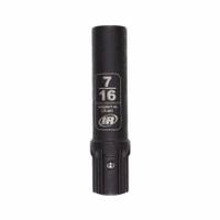 INGERSOLL RAND Impact Socket: SAE, 7/16 in Socket Size, 6-Point, Deep, 2 61/64 in Overall Lg (MPN DXS2SH716L). Key specifications — attr1215501: INGERSOLL RAND; attr1215515: Manganese Phosphate; attr1215518: 7/16 in.