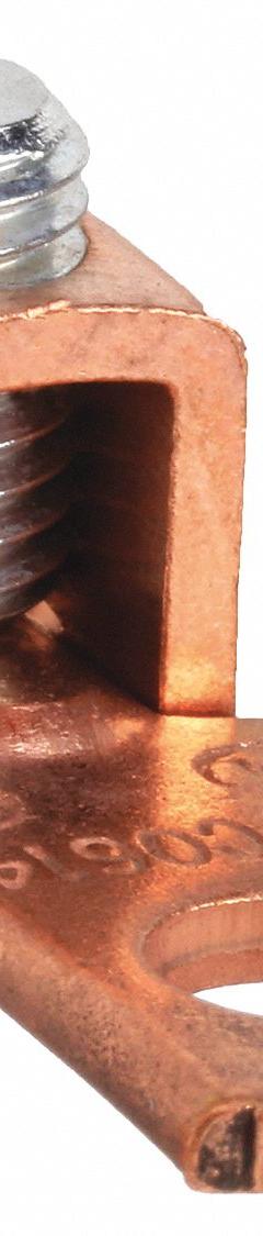 BLACKBURN Wire Connector: 14 AWG – 6 AWG Wire Sizes, 13/64 in Stud Size, Unplated Copper Lug Body (MPN STC0614). Key specifications — Brand: BLACKBURN; For Wire Material: Copper; Maximum Stranded Copper Wire Size: 6 AWG; Minimum Stranded Copper Wire Size: 14 AWG; Lug Material: Unplated Copper.