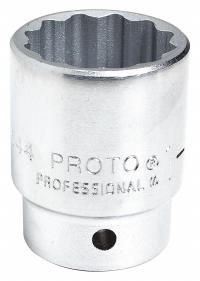 PROTO Socket: SAE, 3/4 in Drive Size, 1 13/16 in Socket Size, 12-Point, Std, Satin, Socket (MPN J5558). Key specifications — attr1204417: PROTO; attr1204392: Satin.