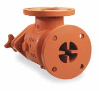 SSI Strainer: 2 in, 2 in Outlet Connection Size, FF Flange, 10 1/4 in Lg, Cast Iron, 0.0331 in (MPN 0200-125SFIH-42). Key specifications — Brand: SSI; Body Material: Cast Iron; Screen Material: 304 Stainless Steel; Seal Material: Buna-N.