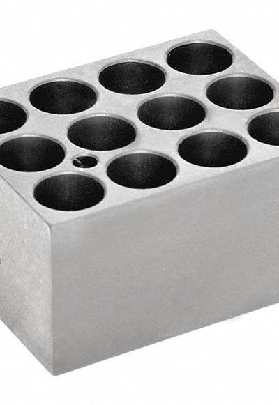 OHAUS Modular Block: Anodized Aluminum - Dry Bath Blocks