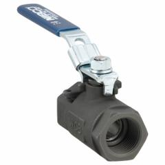 CHEMTROL Manual Two-Way Ball Valve: 1 in, Carbon Steel, Straight, FNPT x FNPT, Std Port Ball Port (MPN NL94T5A). Key specifications — Brand: CHEMTROL; Handle: Locking Lever.