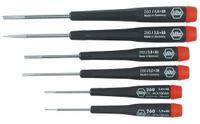 WIHA Precision Screwdriver Set: 1-10 Pieces, 6 Pieces, Slotted Tip, Ergonomic Grip (MPN 26090). Key specifications — attr1205274: WIHA; attr1205269: 5/64 in.