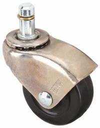 APPROVED VENDOR Stem Caster: Swivel, No Brake, 2 in Wheel Dia., 7/8 in Wheel Wd, Rubber, Rubber, Std (MPN 30453). Key specifications — attr1111099: APPROVED VENDOR; attr1111095: Black; attr1176855: Swivel.