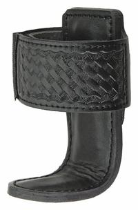 HEROS PRIDE Radio Pouch: Black, Synthetic Leather, Basket Weave, 5 1/2 in x 2 5/8 in (MPN 1442BW). Key specifications — attr188437: Black; attr188438: Synthetic Leather; attr188431: Radio and Phone Pouch.