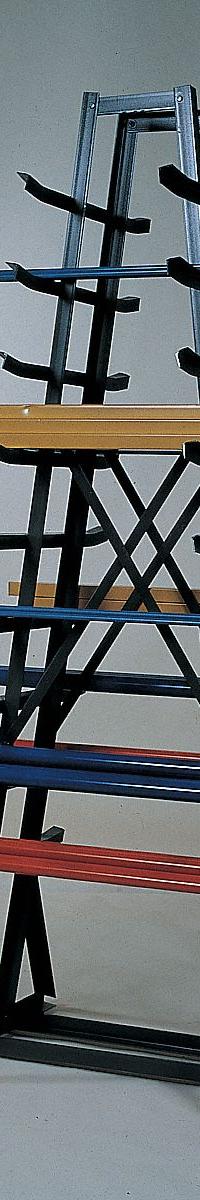 JARKE Cantilever Rack: Standalone, Medium-Duty, 30 in x 30 1/2 in x 84 in, Straight Arm (MPN CR-833). Key specifications — Arm Style: Straight; Brand: JARKE.