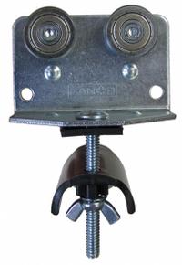 GLEASON Festoon Intermediate Trolley: C-Rail, Round, 3 in Overall Lg (MPN C35-ITG). Key specifications — Compatible Cable Type: Round; Trolley Wheel Material: Steel; Brand: GLEASON; Compatible Track Type: C-Rail; Material: Steel.