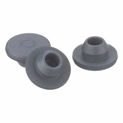 QORPAK Stopper: Rubber, 20 Stopper Size, 0.75 in Bottom Dia, 0.75 in Top Dia, 0.35 in Overall Ht - Rubber Stoppers