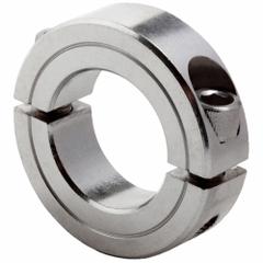 CLIMAX METAL PRODUCTS Shaft Collar: 2-Piece, Inch, Round, Clamp-On, 1 11/16 in Bore Dia, 303 (MPN 2C-168-S). Key specifications — Brand: CLIMAX METAL PRODUCTS.