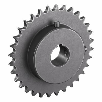 TRITAN Roller Chain Sprocket: 40, For 1/2 in Chain Pitch, 1 1/8 in Bore Dia, 32 Teeth - Size 40 Fixed-Bore Roller Chain Sprockets