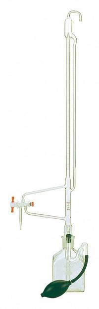 KIMBLE Automatic Fill Buret: 25 mL, A, 858 mm, ±0.03 mL, 0.1 mL Inc, Borosilicate Glass (MPN 17124F-25). Key specifications — Closure Included: No; Tolerance: ±0.03 mL; Brand: KIMBLE; Body Material: Borosilicate Glass.