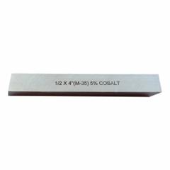 WESTWARD Lathe Tool Blank: Cobalt, Bright (Uncoated), 1/2 in Overall Wd, 1/2 in Overall Ht (MPN 4WZX1)