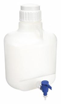 APPROVED VENDOR Carboy: 10 L, 2.64 gal, LDPE, Spigot, 2 Handles, 1 Spigot, Shouldered Handle (MPN 49H036). Key specifications — Brand: APPROVED VENDOR; Dispenser Location: Bottom.