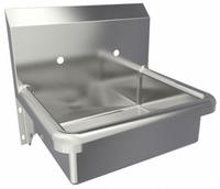 SANI-LAV Hand Sink: 1 Stations, 6 in Bowl Dp, 16 in Bowl Lg, 12 1/2 in Bowl Wd, Faucet Not Included (MPN 6088). Key specifications — Includes Side Splash: Side Splash Not Included; Series: Stainless Steel Hand Wash Sink; Brand: SANI-LAV.