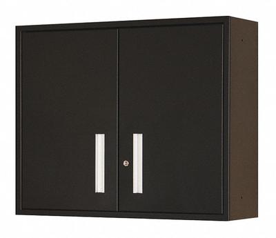 GREENE MANUFACTURING, INC. Wall Cabinet: 36 in x 12 in x 30 in, Solid, 3 Adj Shelves - Industrial Metal Wall-Mount Shelf Cabinets