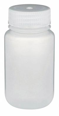 GLOBE SCIENTIFIC Sampling Bottle: Polypropylene, 125 mL, 4.22 fl oz, Closure Included, Natural (MPN 7000125). Key specifications — Brand: GLOBE SCIENTIFIC; Graduated: No; Body Color: Natural.