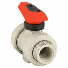 GF PIPING SYSTEMS Manual Two-Way Ball Valve: 1 in, Polypropylene, Straight, FNPT x FNPT, Two-Piece (MPN 167546324). Key specifications — Brand: GF PIPING SYSTEMS; Handle: Lever.