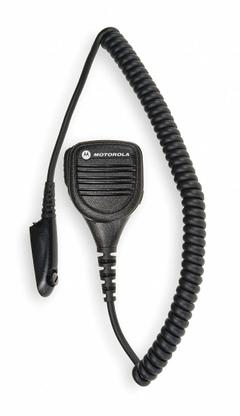 MOTOROLA Speaker Microphone: Fits Motorola, For GP/MTX/PTX Series, 3.5 mm Jack, Push To Talk, IP54 (MPN PMMN4021A). Key specifications — Compatible Radio Series: GP; Color: Black; Radio Connector Type: M4; Brand: MOTOROLA; Manufacturer Part Number: PMMN4021A; Push To Talk: Yes.