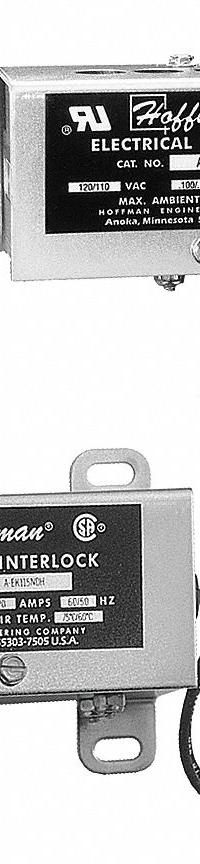 HOFFMAN Interlock: Steel (MPN AEK115). Key specifications — Brand: HOFFMAN; Accessory Type: Interlock; Material: Steel.
