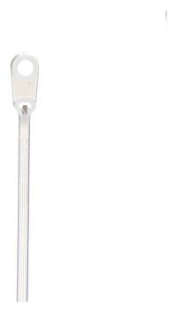 TY-RAP Cable Tie: 4 in Nominal Lg, 5/8 in Nominal Max. Bundle Dia., 0.09 in Wd, Natural, 100 PK (MPN TY533M). Key specifications — Screw Mount Hole Size: #4; Color: Natural; Brand: TY-RAP.