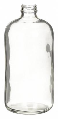 WHEATON Safety Coated Bottle: 1 L, 33-400 mm, Colorless, 98 mm Body Dia, Soda Lime Glass (MPN 220726). Key specifications — Brand: WHEATON; Graduated: No; Body Color: Colorless; Screw Closure Size: 33-400 mm.