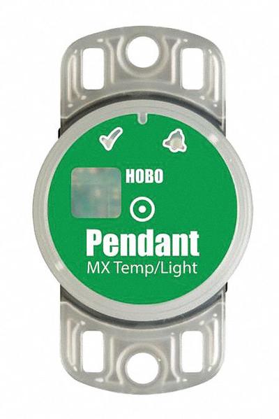 HOBO Temperature/Light Data Logger: -4°F, MX2202, Temp, Wireless, -4°F Min Temp Measured °F - Temperature & Humidity Data Loggers