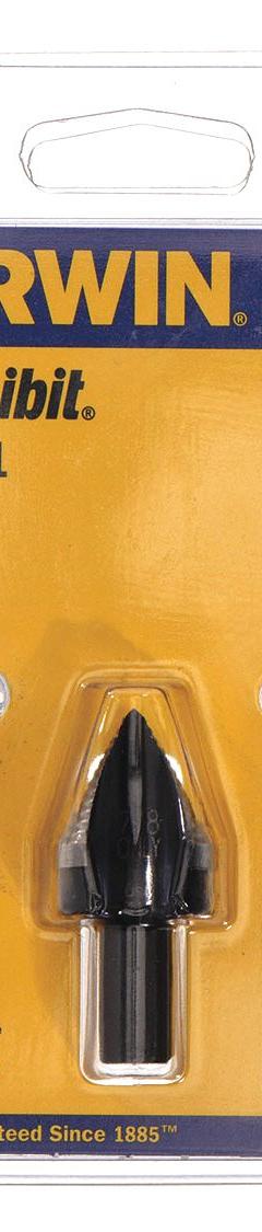 IRWIN Step Drill Bit: 7/8", Black Oxide HSS, 3-Flats Shank (MPN 10311ZR). Key specifications — attr1234936: Not Impact Rated.