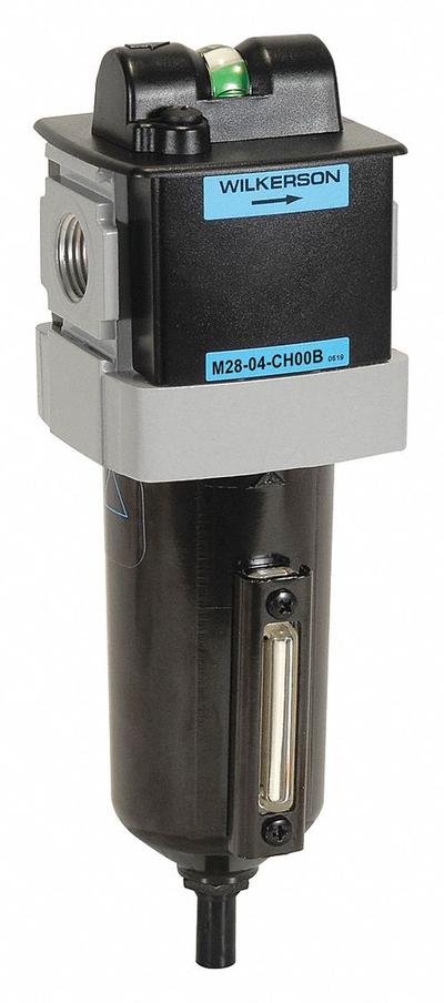 WILKERSON Compressed Air Filter: Coalescing, 3/8 in NPT, 0.5 micron, 72 cfm - Wilkerson FRL Air Filters
